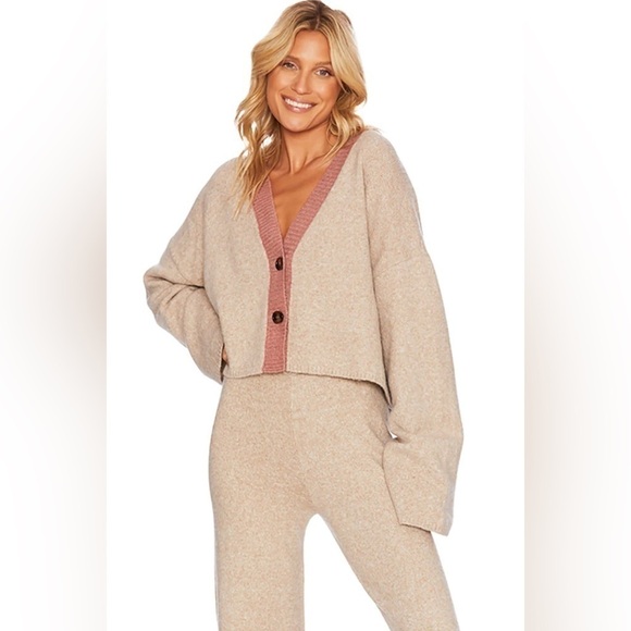 Beach Riot Judith sweater in chestnut taupe - Picture 1 of 7